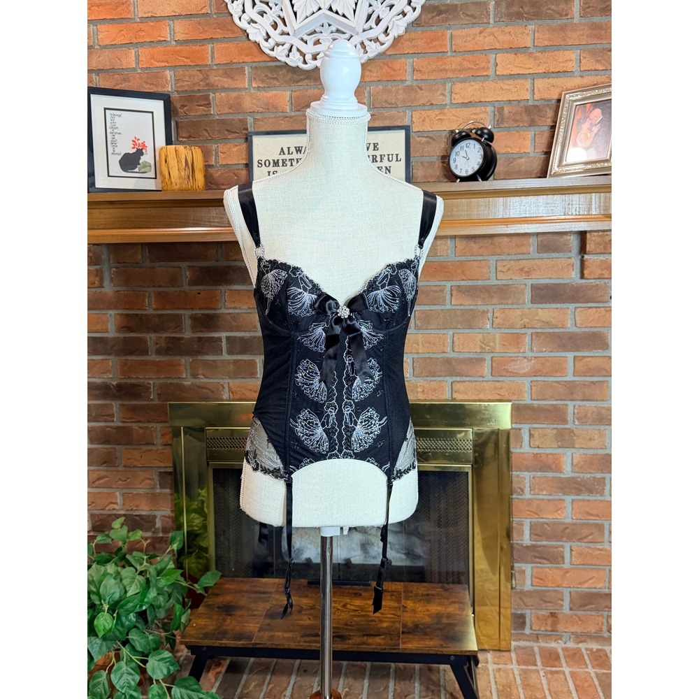 RARE Y2K Chantal Thomass x Victoria's Secret Crystal Ballerina Corset Top 36B